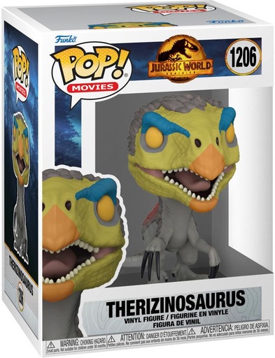 [FK55293] Figura Funko Pop! Jurassic World Dominion (1206) Therizinosaurus 3a+