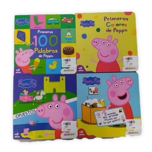 [ES8911] Libros Colección Aprendo con Peppa Pig 0m+ ( Surtido de 4 Se Venden por separado )