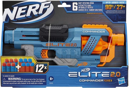[HBE9486] Lanzador Nerf Elite 2.0 Commander RD6 8a+