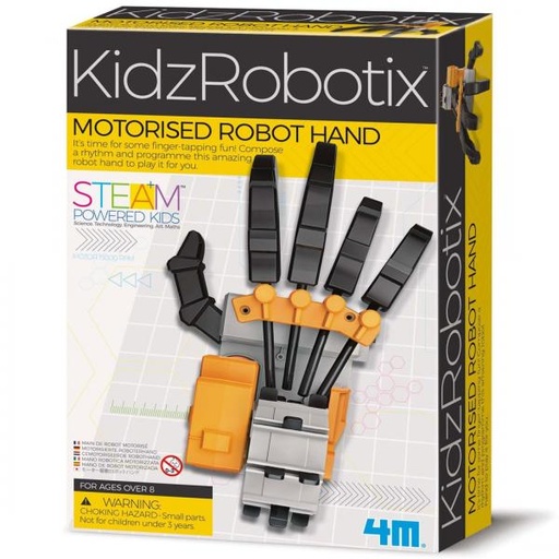 [4M3407] KidzRobotix Mano de Robot Motorizada 8a+