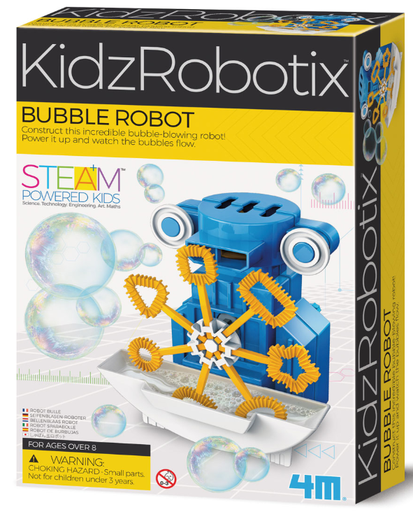 [4M3423] KidzRobotix Robot Lanza Burbujas 8a+