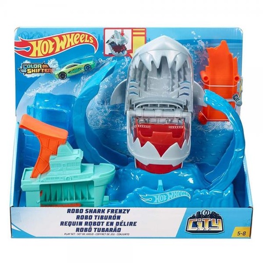 [MTGJL12] Hot Wheels City Pista Robo Tiburón 58a