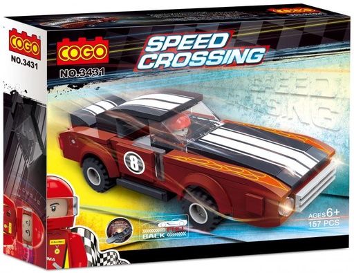 [CO3431] Carro Speed Crossing Vino 157pzs 6a+