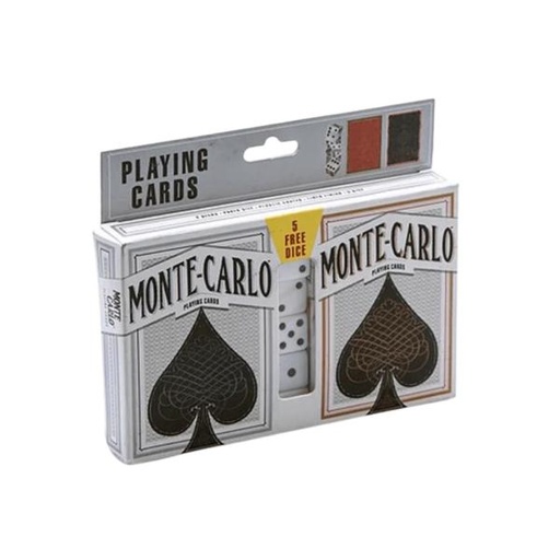 [PP126] Baraja Monte-Carlo Set de 2 C/5 Dados