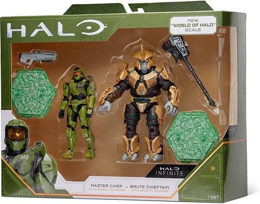 [JZHLW0008] Figuras Halo Infinite Heroe vs Villano 8a+