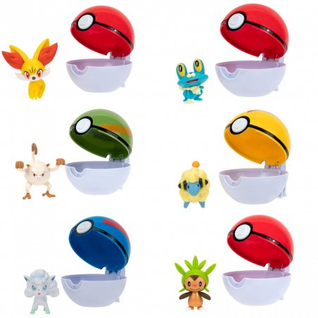 [JZ95057] Figura Pokémon con Pokébola Clip´N´Go Blister 4a+ ( Se venden por separado )