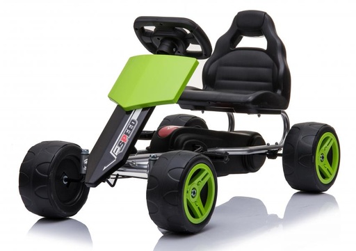 [PH1803V] Go-Kart Verde Llanta de Plástico 3a+ 30Kg Max