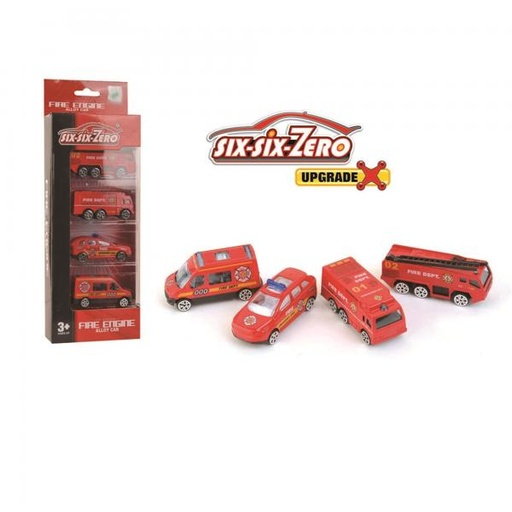 [WW660A159] Vehículos de Bomberos Set de 4 3a+ (441452)