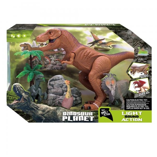 [WWRS0062] Dinosaurio Electrónico T-Rex Luz y Sonidos 3a+ (443661)
