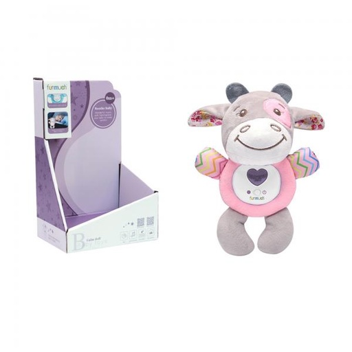 [WWFM8881] Peluche Vaquita Con Luz Y Sonidos 0M+ (442510)