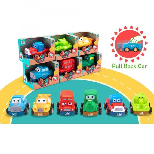 [WWJZD085] Carritos Viny Toys de Fricción Surt/6 18m+ (443135)