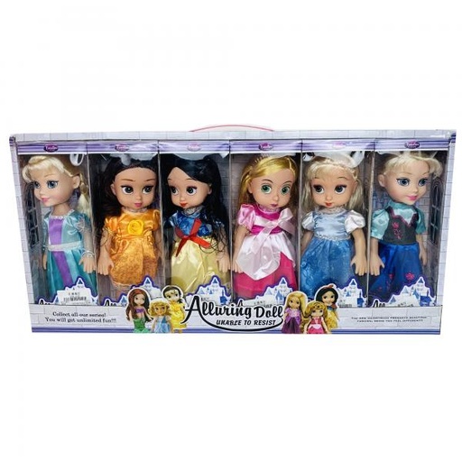 [WW105A] Muñeca Pequeña Princesa Fashion 3a+ se vende por separado venta unitaria