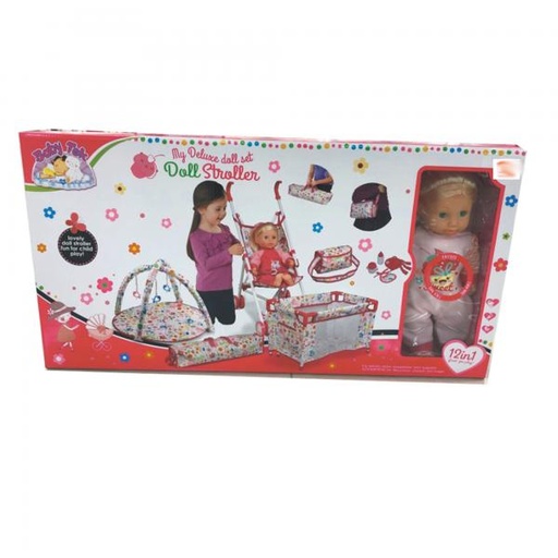 [WW86816] Bebé C/Accesorios de Viaje Set Deluxe 3a+(423748)