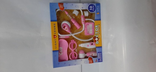 [GX93680] Juego de Doctor 10pzs Luz y Sonidos  (Azul-Rosado) 3a+/ Surtido 2 -  Se venden por separado