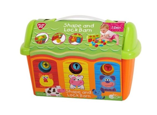 [PG1751] Casita con Figura para Encajar 10pzs 12m+