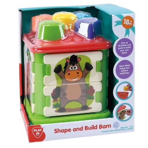 [PG1752] Juego Establo Encaja y Construye 18m+