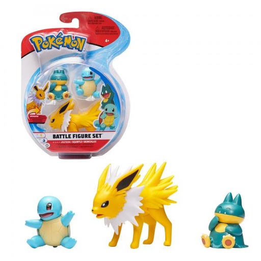[JZ95155] Figura Pokémon de Batalla Blister Set de 3 Surt/4 4a+