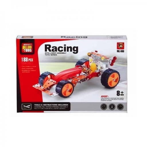 [WW490] Carro de Carreras Armable 188pzs 8a+ (440042)