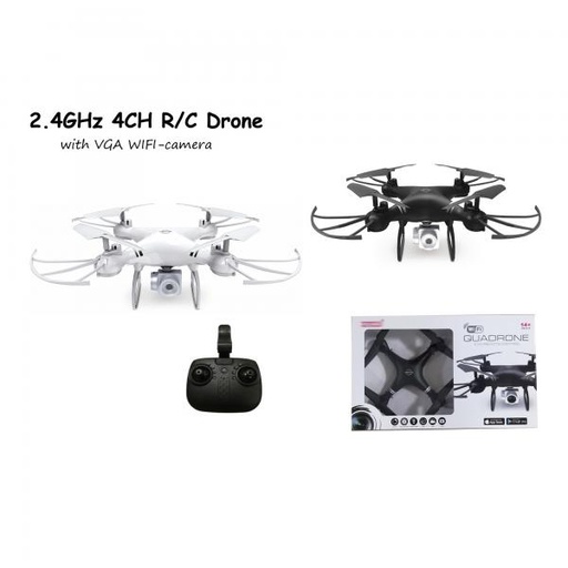 [WWK3C] Quadrone Wifi R/C con Cámara 14a+ (443159)