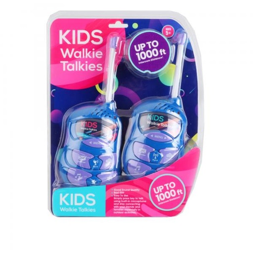 [WWZR316] Mini Walkie Talkies Azul Set/2 Blister 5A+ (444156)