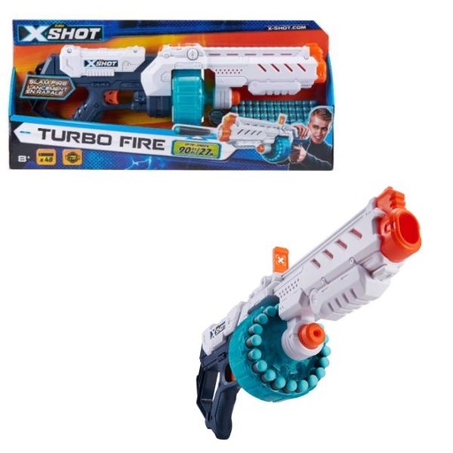 [ZU36270] Lanzador de Dardos de Espuma X-Shot Turbo Fire 8a+