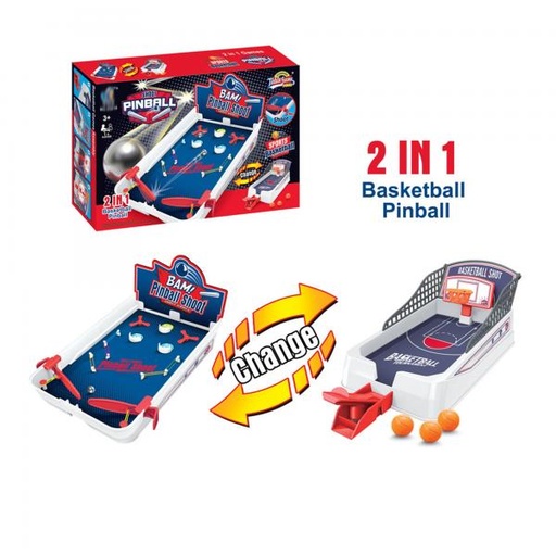 [WW20818] Juego de Mesa Basketball Pinball 2en1 3a+ (440752)