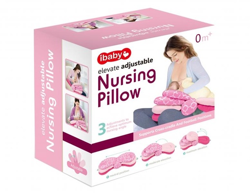 [AL20915] Baby Basics Almohada de Lactancia 3 Posiciones Rosada (66525)