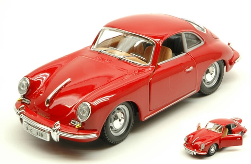 [MB1822079] Carro Porsche 356B Coupe Blanco   (1961)Esc:1:24 3a+(220793)