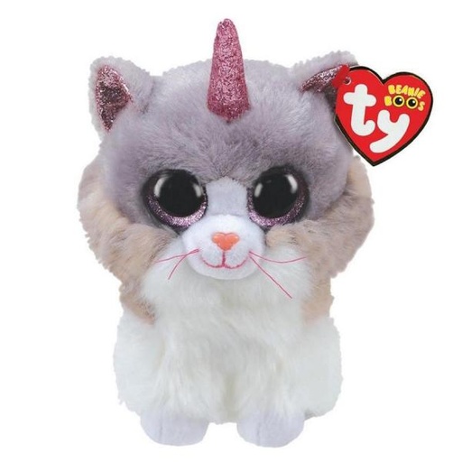 [BTTY36477] Peluche Beanie Boos Gato Unicornio Azher Mediano