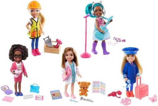 [MTGTN86] Muñeca Barbie Chelsea Puede Ser… Profesiones 3a+ ( Se Venden por separado )