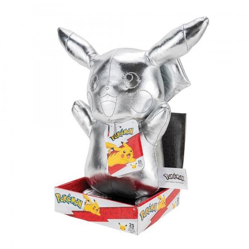 [JZPKW2379] Peluche Pokémon Pikachu Metalizado 25 Aniversario 2a+