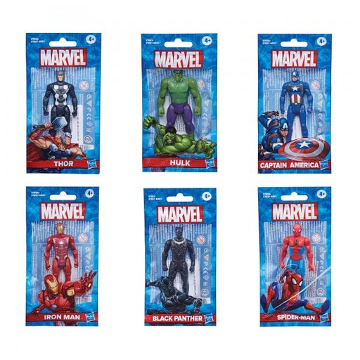 [HBE7837] Bolsita Mini Figuras Marvel 4a+ / Surtido de 6 / Se venden por Separado