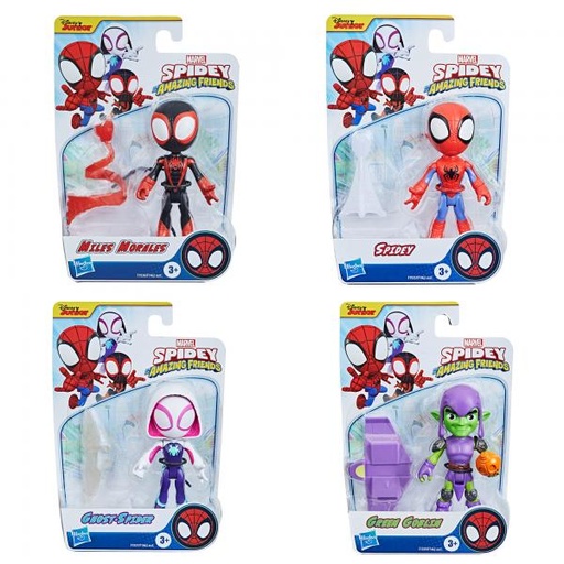 [HBF1462] Figura Spidey Amazing Friends en Blister 3a+ / Surtido de 4 / Se venden por Separado