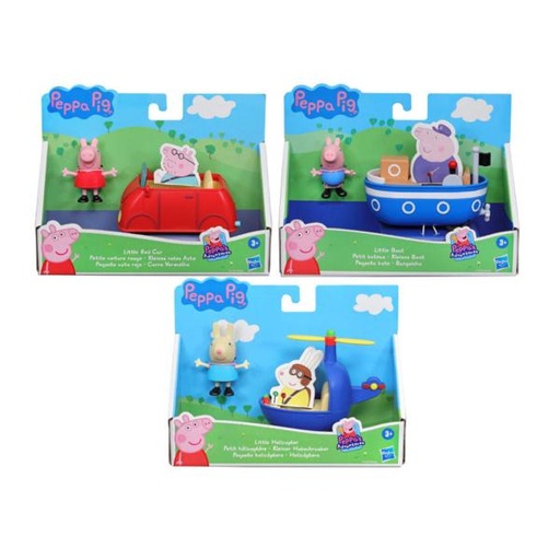 [HBF2185] Pequeños Vehículos Peppa Pig 3a+ / Surtido de 3 / Se venden por Separado