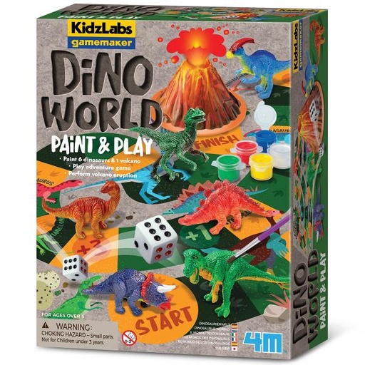 [4M3400] Kidz Labs Mundo de Dinosaurios Pinta y Juega 5a+
