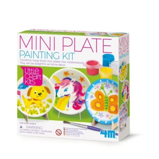 [4M4761] Pequeñas Manualidades Kit para Pintar Mini Platps 8a+