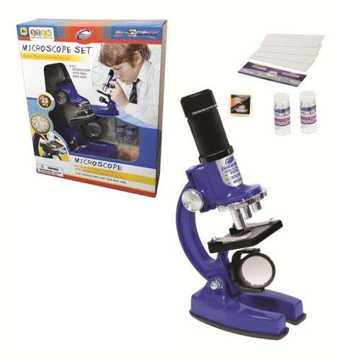 [ET21351] Set de Microscopio 23pzs 100200450X 8a+
