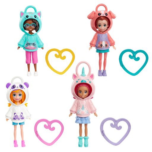 [MTHKV98] Polly Pocket con Sueter Divertidos 4a+ ( Surtido de 4 Se venden por Separado )