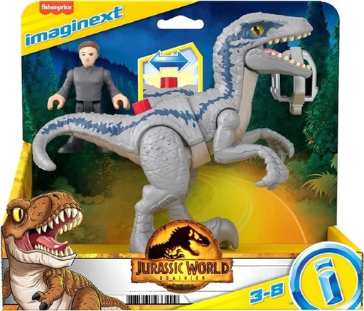 [MTHKG15] Figura Imaginext Jurassic World Blue 38a