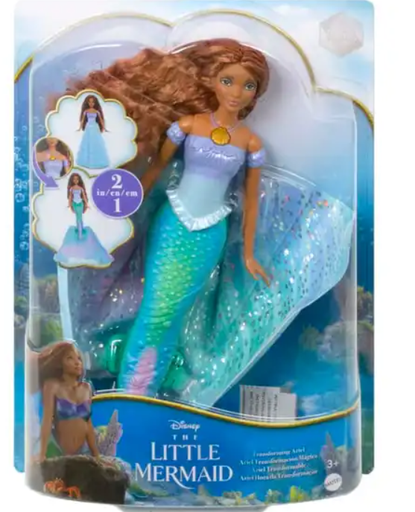 [MTHLX13] Muñeca Disney La Sirenita Ariel cambia de Forma(Sirena a Muñeca)2-1 3a+
