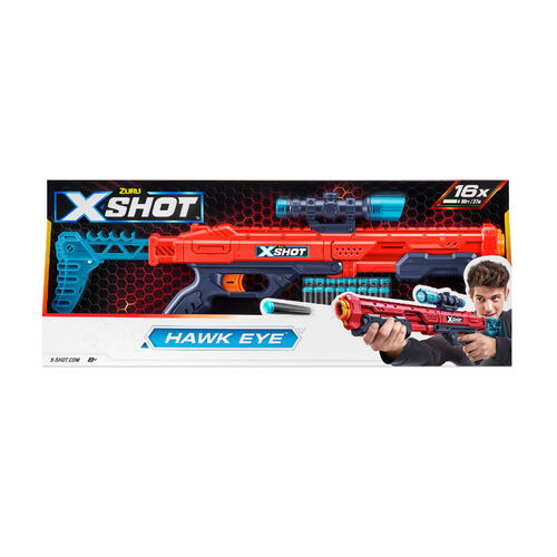 [ZU36435] Lanzador de Dardos de Espuma XShot Hawk Eye 8a+