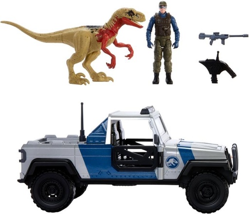 [MTHKY13] Set de Juego de Jurassic World Dino Trackers 4a+