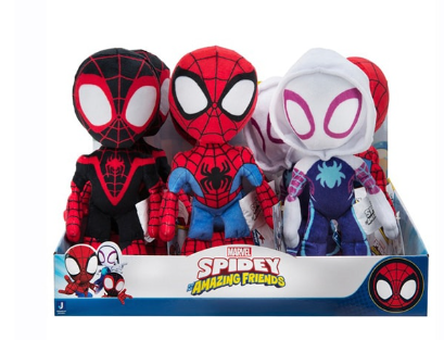 [JZSNF0001] Peluches de Marvel Spidey end the Amazing Friends 0a+ Spidey ( Surtido de 3 Se Venden por separado )