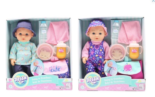 [GIG22203] Bebé de Vacaciones con Accesorios Dream Collection 2a+ ( Surtido de 2 - Se venden por Separado )