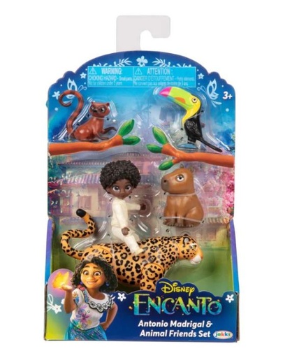 [JP225581] Figuras Disney Encanto Antonio Madrigal y Aigos Animales 3a+