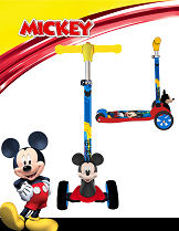 [PI10787MK] Scooter 3 Ruedas Disney 3D con  Luz Mickey Mouse 3a+