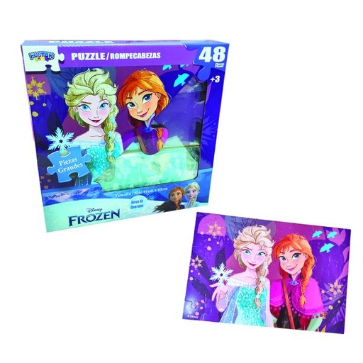 [PI11269FR] Rompecabezas de Piso de Frozen 48 Pzs 3a+