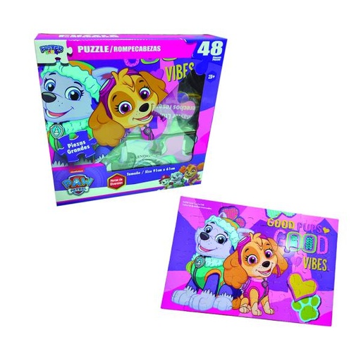 [PI11271PPG] Rompecabezas de Piso de Paw Patrol Niña 48 Pzs 3a+