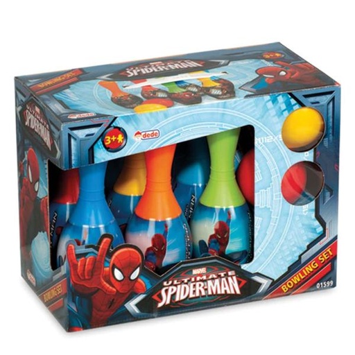[PI1599] Juego de Bolos de Marvel SpiderMan 3a+
