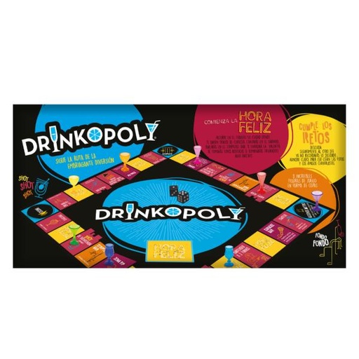 [PIJCA1662] Juego de Mesa Drinkopoly 18+